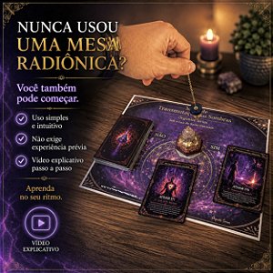 Mesa de Transmutação das Sombras Orgonite Sirius – Sob a Luz de Saint Germain