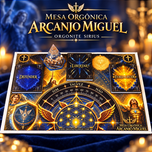 Mesa Orgônica Arcanjo Miguel Orgonite Sirius