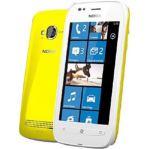 Nokia Lumia 710 Branco / Amarelo - Smartphone