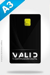 Certificado Digital A3 eCNPJ (Cartão) R$ 380,00