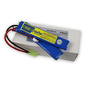 Bateria Lipo 7,4v 2s 2 Pack 1.300mah - FEASSO