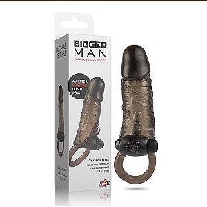 Bigger Man - Capa Extensora Peniana com Vibro e Anel