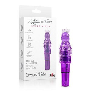 Brush Vibe - Vibrador com Capa Estimuladora