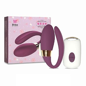 Vibrador Recarregável para Casal com 7 Modos de Vibração – DIBE – CS-010