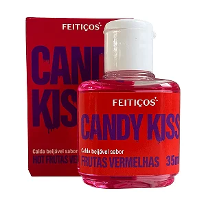 CANDY KISS - CALDA BEIJÁVEL - HOT FRUTAS VERMELHAS - 35ML
