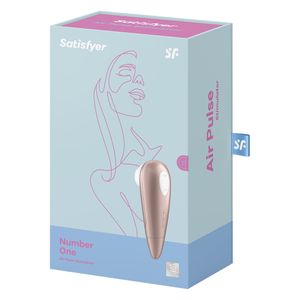 SATISFAYER NUMBER ONE VIBRADOR ESTIMUALDOR DE CLITORIS COM 11 INTENSIDADES DE ONDAS DE PRESSÃO