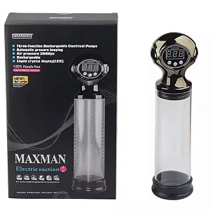Bomba Peniana Recarregável com Sucção Automática – MAXMAN ELECTRIC SUCTION – PP-014