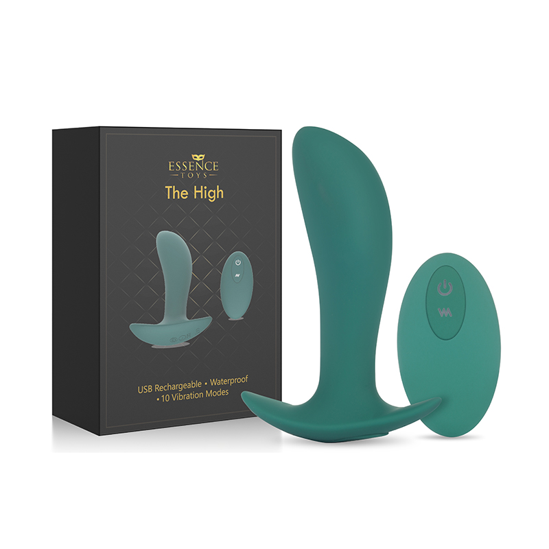 The High - Plug Anal com Controle 10 Vibrações - Essence Toys