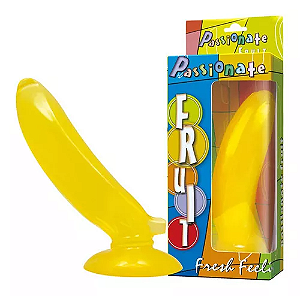 Penetrador Formato Banana com Ventosa 17x3,5– PASSIONATE FRUIT – BI-017007