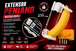 Extensor Peniano com Sistema Regulável – Ajuste Personalizado