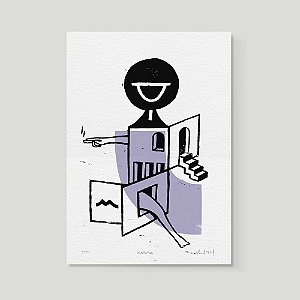 Xilogravura "Perpétua". Daniel Mustafa