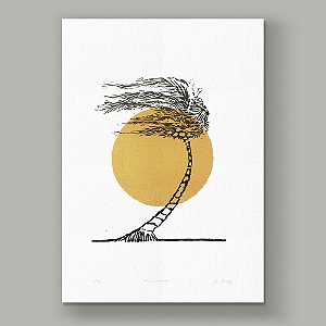 Xilogravura "Resistência". Daniel Mustafa.
