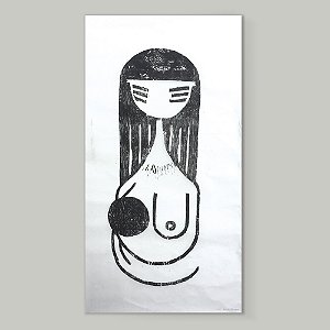 Xilogravura "Cariós". Daniel Mustafa.
