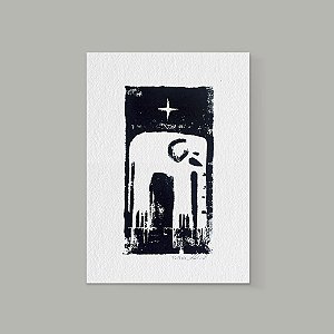 Xilogravura "Elefante". Daniel Mustafa
