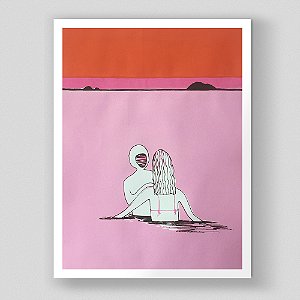 Serigrafia "Namorada do Atlântico". Daniel Mustafa