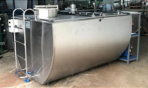 RIMC6000/2 CIP BIMOTOR RESFRIADOR DE LEITE MEIA CANA 6000L DUAS ORDENHAS
