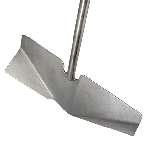 Pá Inox para Agitador de Resfriador de Leite 500 L – Eixo 10 mm