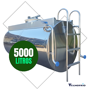 Resfriador de Leite 5.000 Litros Horizontal Fechado com CIP Tecnofrio