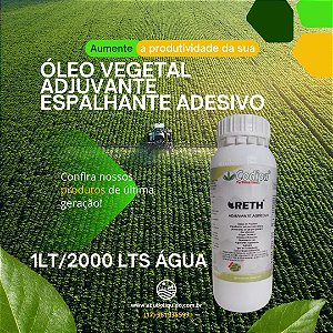 RETH - Adjuvante Agrícola, Espalhante Adesivo Siliconado: Aumente a Eficácia da Pulverização