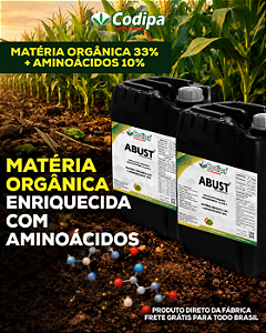ABUST MATÉRIA ORGÂNICA 33% + 10% AMINOÁCIDOS