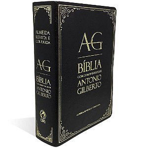 BÍBLIA COM COMENTÁRIOS DE ANTONIO GILBERTO - PRETA