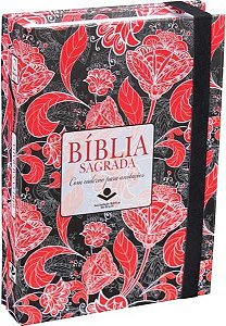 BÍBLIA C/ CADERNO DE ANOTAÇÕES - FLORES