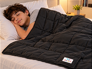 Manta Fria Ponderada Tamanho G com 2m x 1,4 m 8kg | Pronta Entrega | Frete grátis - 28% de desconto no pix