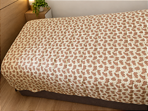 Cobertor Ponderada Algodão Fresquinho Tamanho M com 1,8m x 1,4 m 6kg | Pronta Entrega | Frete grátis - 28% de desconto no pix