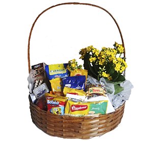 Cesta Bom Dia - Gil Flores - Flores, Cestas e Presentes Cesta Bom Dia - Gil Flores - Flores, Cestas e Presentes
