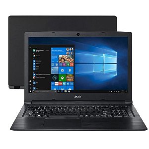 Notebook usado, Acer Aspire A315, Intel Core i3-8130U 8ªgen, 2.2-3.4GHz, 4GB, HD500GB, 15.6", WIN10, Bateria perfeita + Teclado Alfanumérico!
