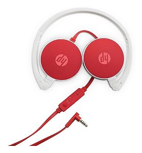 Fone Com Microfone Dobrável H2800 Cardinal Red Hp