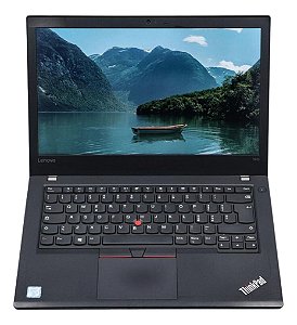 Notebook Seminovo, Lenovo ThinkPad T470, Intel Core i5-7300U, 7Geração, 8GB, SSD256GB, 14" HD, Antirreflexo, Win11 Pro