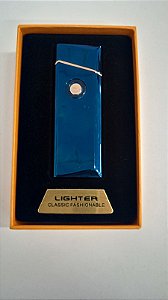 Isqueiro Lighter USB Recarregável - Azul