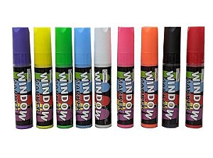 Canetas para vidro Kit com 100 unidades