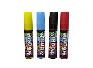 Canetas Para Escrever Em Vidro / Marcadores - Kit 6 Unid.