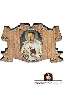IMÃ MADEIRA PERGAMINHO SANTO ESTANISLAU DE JESUS E MARIA