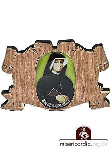 IMÃ MADEIRA PERGAMINHO SANTA FAUSTINA