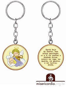 CHAVEIRO INFANTIL ANJO DA GUARDA