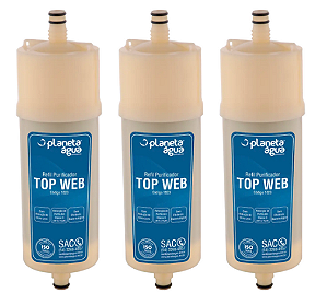 Kit 03 Refil Top Web Purificadores  Europa
