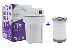 Kit Carcaça Linha Fit 5 + Refil Carvão Ativado