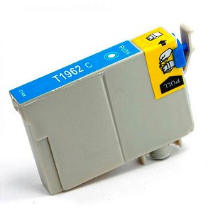 Cartucho Epson T1962 C \ XP-101 XP-201 XP-214 XP-401 XP-411 Cyan Compatível (7ml)