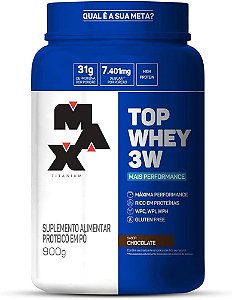 Top Whey 3W + Performance (900g) - Max Titanium