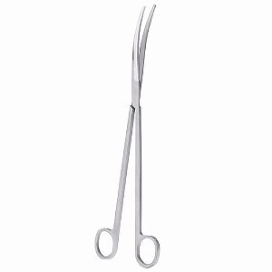 Tesoura Curva aço inox para Aquário Plantado / Terrário 25cm