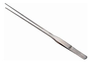 Pinça Reta Para Aquário Plantado Ou Terrário 38cm -aço Inox
