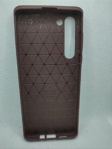 Capa Telefone De Fibra De Carbono + TPU Para Motorola Edge