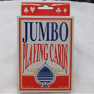 Jogo De Baralho - Jumbo - Carta Super Grande  12,20 x 9cm