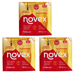 Kit Tratamento de choque Queratina Reconstrutor para Cabelo