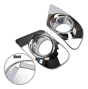 Moldura Capa Farol Milha Cromado Fiat Freemont Dodge Journey