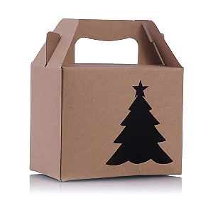 Caixa p/ Caneca de Alça - Natal - Kraft