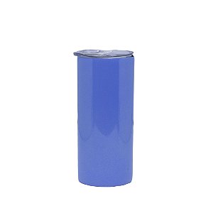 Copo Inox Azul 450 ML c/ tampa